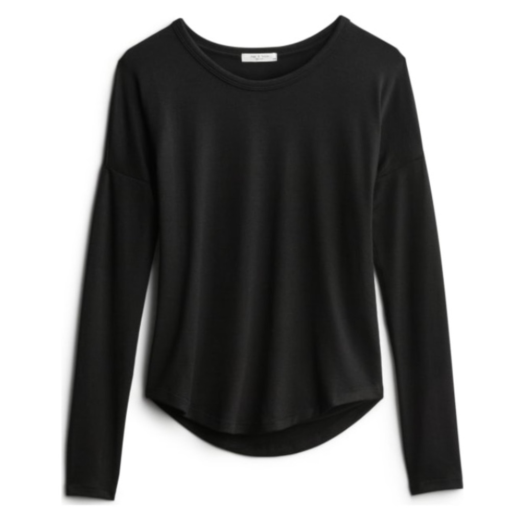 Rag & Bone/JEAN long sleeve Hudson Tee NWT Sz: L
